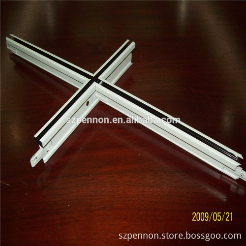 Baking Coating Surface Slotted Tee Grid Galvanized T Grid